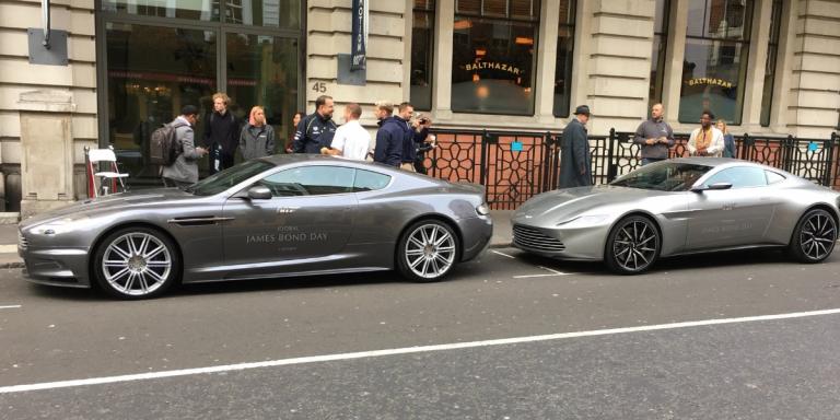 Aston Martin: Το αυτοκίνητο του Τζέιμς Μποντ στους δρόμους του Λονδίνου (pics&vid)