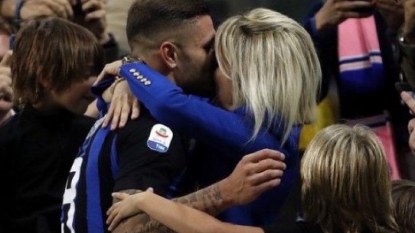 Inter – Milan: Γκολ νίκης και φιλί στη Γουάντα Νάρα ο Ικάρντι (vid)