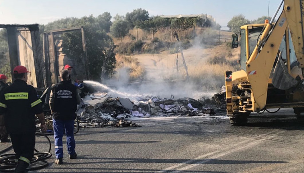 Τροχαίο στην Καβάλα: Το βαν εμπλέκεται σε υπόθεση διακίνησης αλλοδαπών
