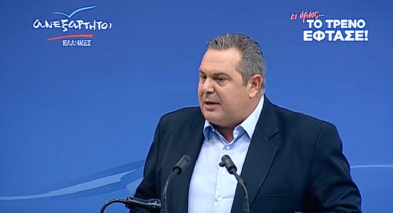 Καμμένος για Συμφωνία των Πρεσπών: «Αυτοί αποστασία, εμείς ανένδοτο»