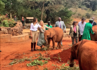 Μελάνια Τραμπ: Έκανε σαφάρι στο Ναϊρόμπι και τάισε ελεφαντάκια (picsvid)