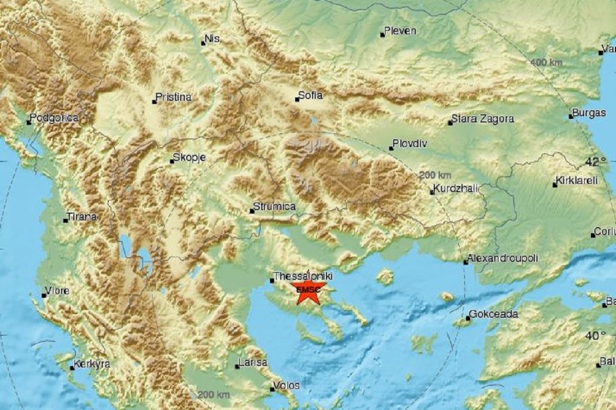 Σεισμός τώρα: Δόνηση στη Θεσσαλονίκη