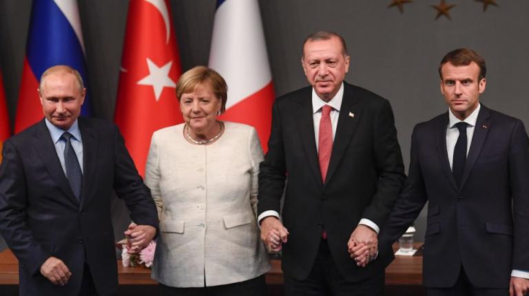Σύνοδος για Συρία: Συνταγματική επιτροπή ζητούν Μέρκελ, Πούτιν, Ερντογάν, Μακρόν