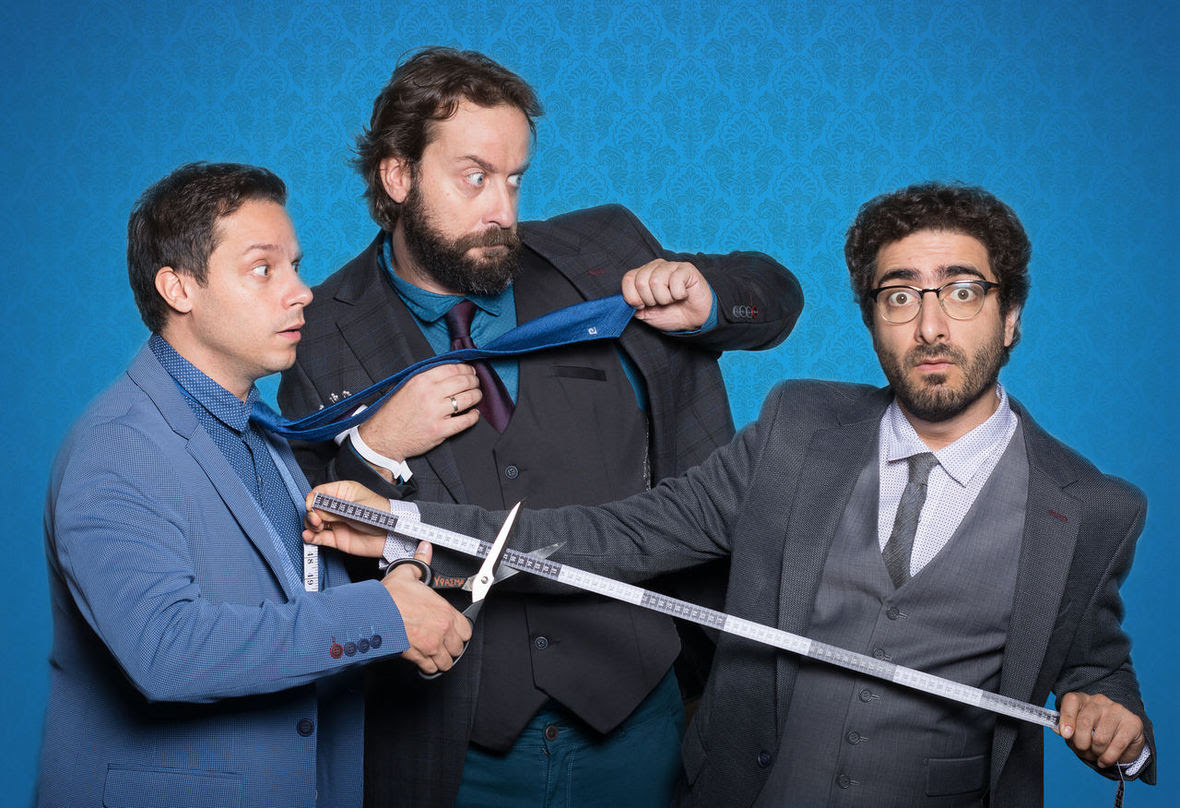 Tailor Made Comedy: Μακαλιάς, Ρούμπος και Φισφής στο Θέατρο Ζίνα