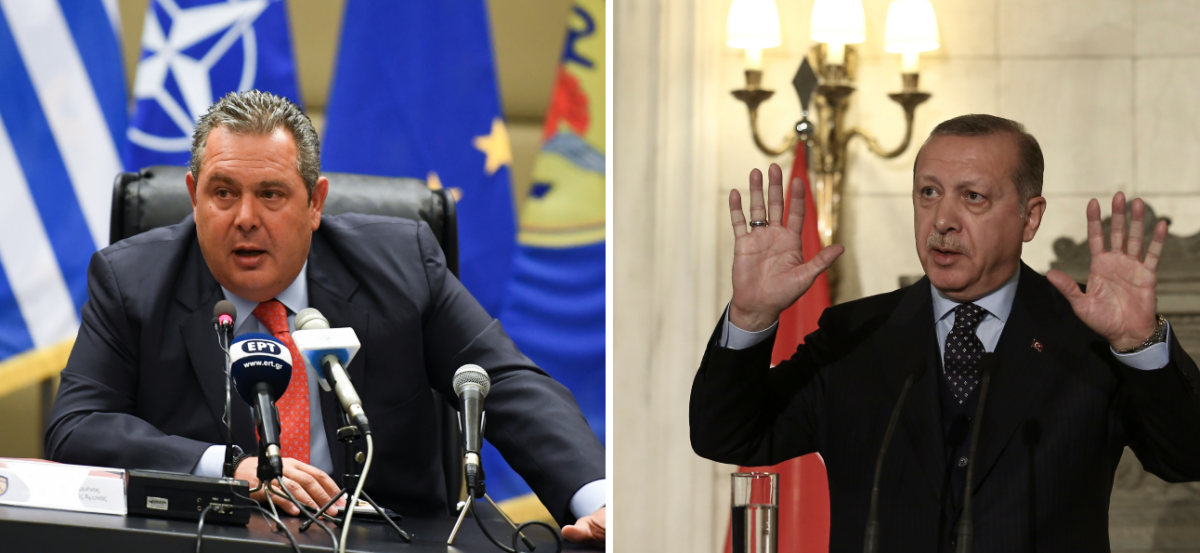 Καμμένος σε Ερντογάν: “Γνωρίζουμε πολύ καλά τους πειρατές στο Αιγαίο”