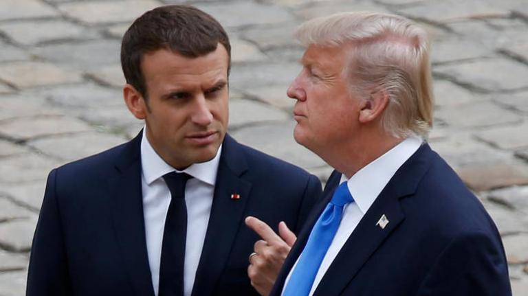 Μακρόν για Τραμπ: “Λυπάμαι πάρα πολύ για την απόφαση σχετικά με την Συρία”