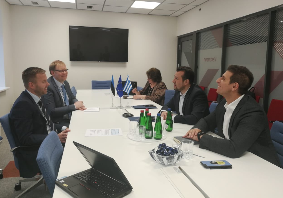 Παππάς για συνεργασία Ελλάδας – Εσθονίας: Θα δημιουργήσει νέα φιλοσοφία για την ψηφιοποίηση των τομέων αιχμής (pics)