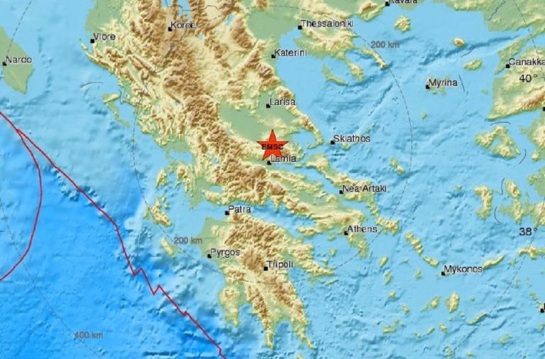Σεισμός Φθιώτιδα: Δόνηση 3,7 Ρίχτερ στον Δομοκό