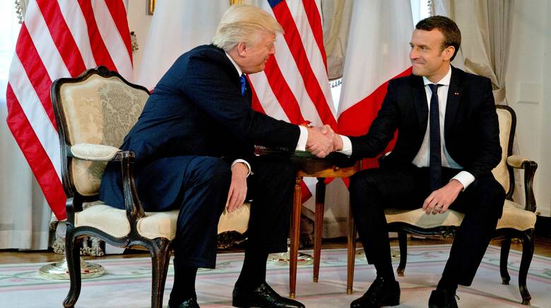 Μακρόν σε Τραμπ: Η Γαλλία είναι σύμμαχος των ΗΠΑ, όχι υποτελές κράτος