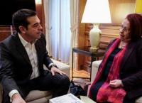 Τσίπρας: Συνάντηση με τη Γενική Επιθεωρήτρια Δημόσιας Διοίκησης