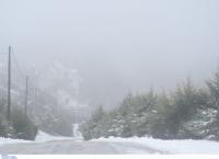 Χιόνια στην Πάρνηθα: Ισχυρή χιονόπτωση από το πρωί – Δείτε το “λευκό” τοπίο