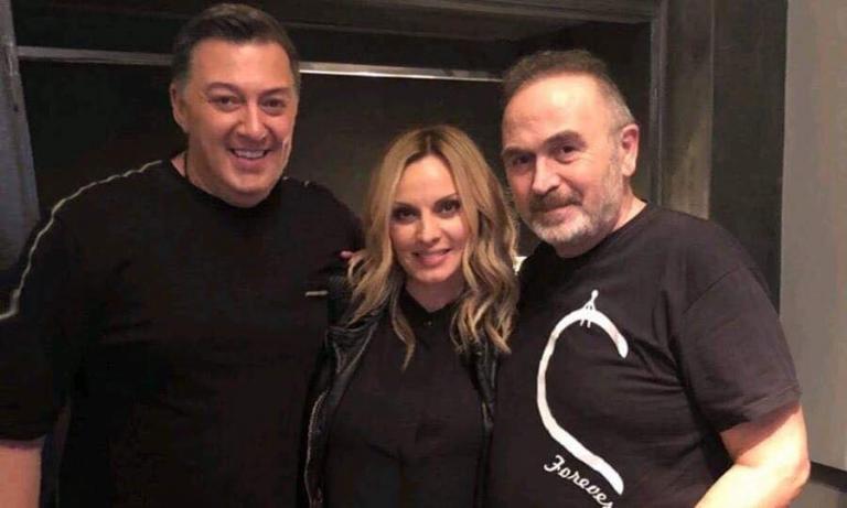Η Πέγκυ Ζήνα διασκέδασε στο Frangelico