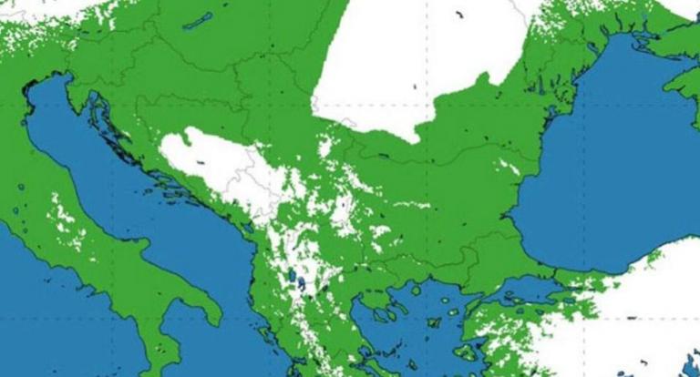 Καιρός: Καλυμμένο από χιόνι το 8% της Ελλάδας τη δεύτερη μέρα των Χριστουγέννων