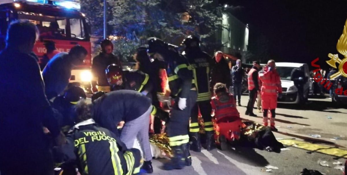 Κλαμπ στην Ιταλία: Βίντεο – ντοκουμέντο από τη στιγμή της τραγωδίας