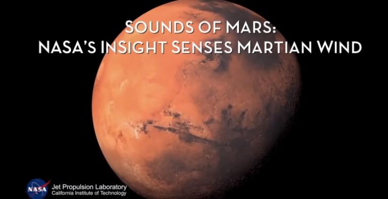 NASA – InSight: Άκουσε και κατέγραψε τον άνεμο στον Άρη (vid)