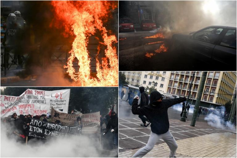 Γρηγορόπουλος: Επεισόδια στις πορείες σε Αθήνα και Θεσσαλονίκη (pics&vids)
