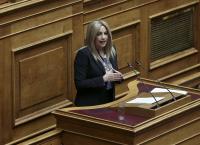 Γεννηματά στη Βουλή: Η πολιτική των ΣΥΡΙΖΑ – ΑΝΕΛ εισιτήριο σε ένα νέο αδιέξοδο