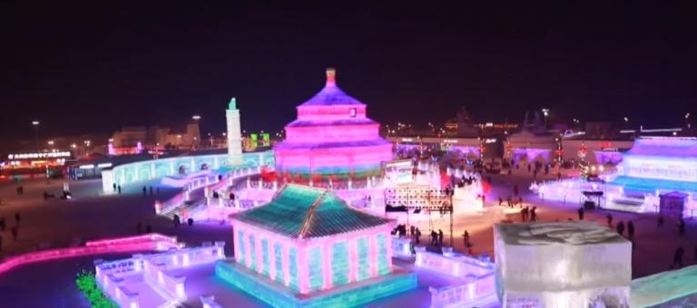 Κίνα: Άνοιξε δοκιμαστικά το κορυφαίο θεματικό πάρκο πάγου και χιονιού