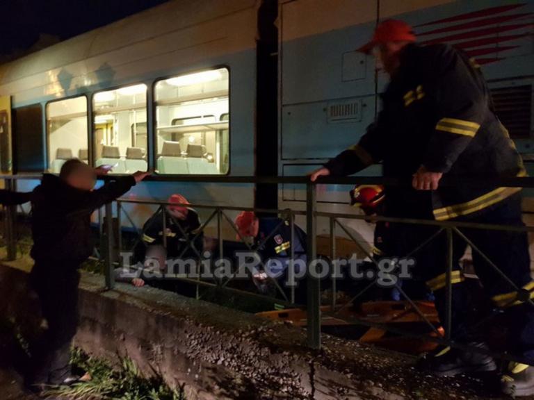 Λαμία τρένο: Παρέσυρε 67χρονο, αλλά κατάφερε να ζήσει (vid)