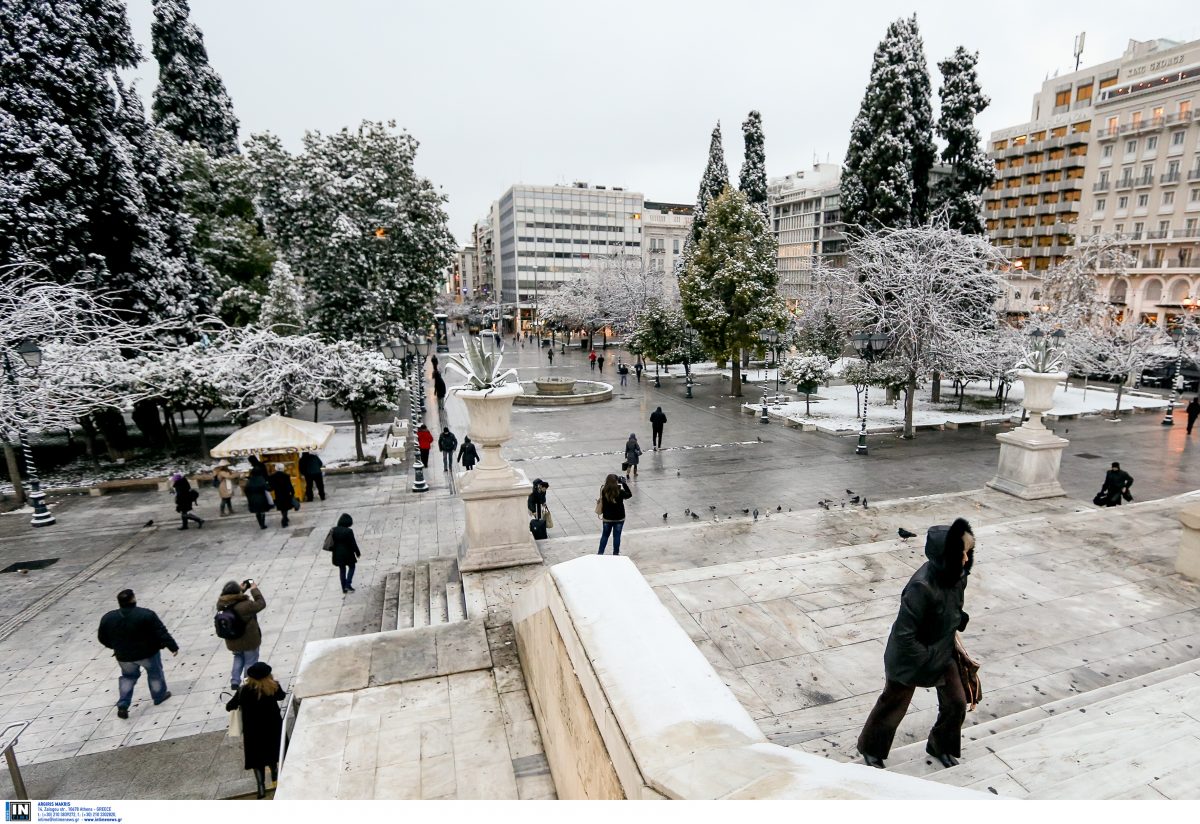 Πρόγνωση καιρού: Ο “Τηλέμαχος” φέρνει χιόνια ακόμα στο κέντρο της Αθήνας