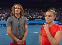 Hopman Cup: Οι δηλώσεις Τσιτσιπά – Σάκκαρη μετά από το ματς με την Ελβετία (vid)