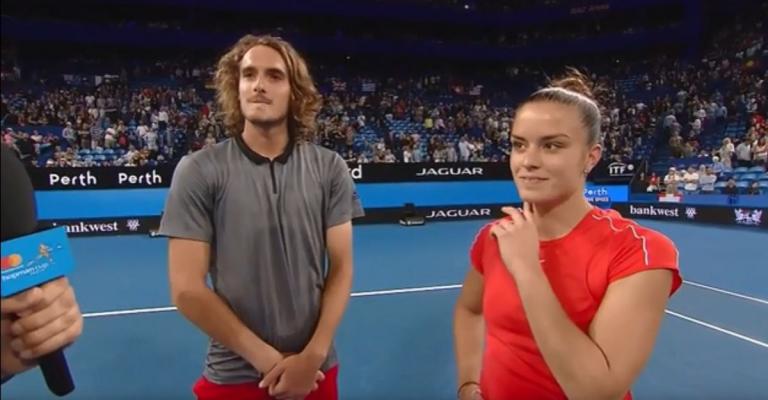 Hopman Cup: Οι δηλώσεις Τσιτσιπά – Σάκκαρη μετά από το ματς με την Ελβετία (vid)
