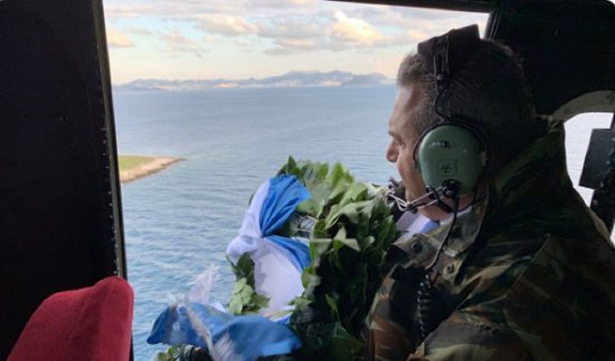 Πάνος Καμμένος: Αποχαιρέτησε από τα Ίμια