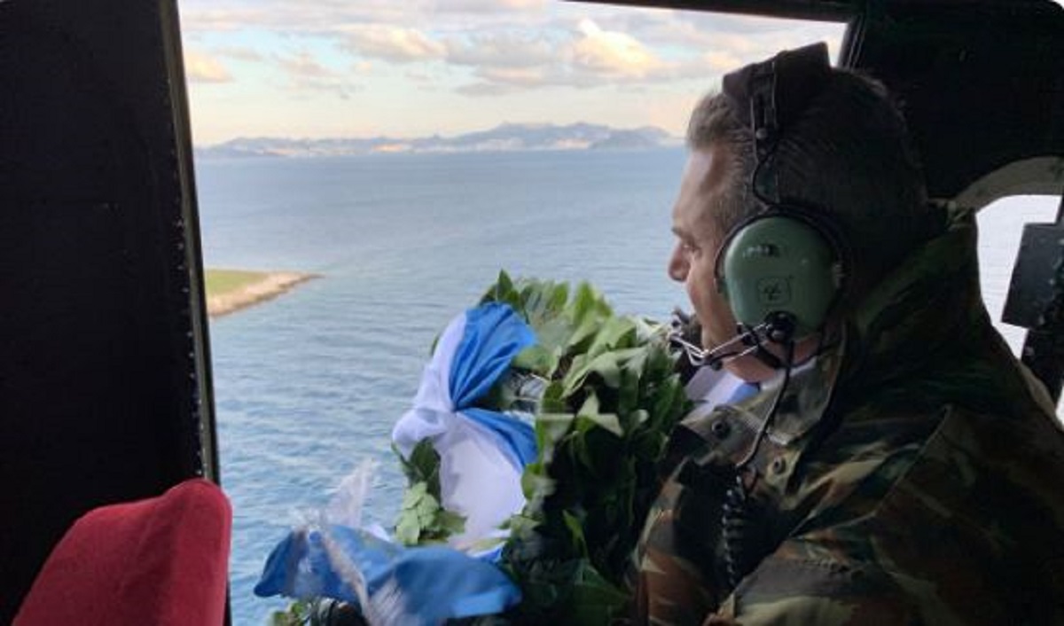 Πάνος Καμμένος: Αποχαιρέτησε από τα Ίμια