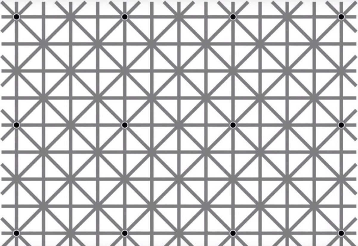 Οφθαλμαπάτη: Η φωτογραφία έχει 12 μαύρες τελείες, αλλά όσο κι αν προσπαθήσεις δε θα τις δεις ταυτόχρονα [vid]