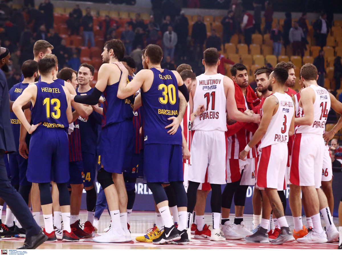 Ολυμπιακός – Μπαρτσελόνα: 55 – 76