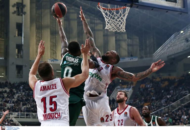 Παναθηναϊκός – Μπάγερν Μονάχου: 77-67