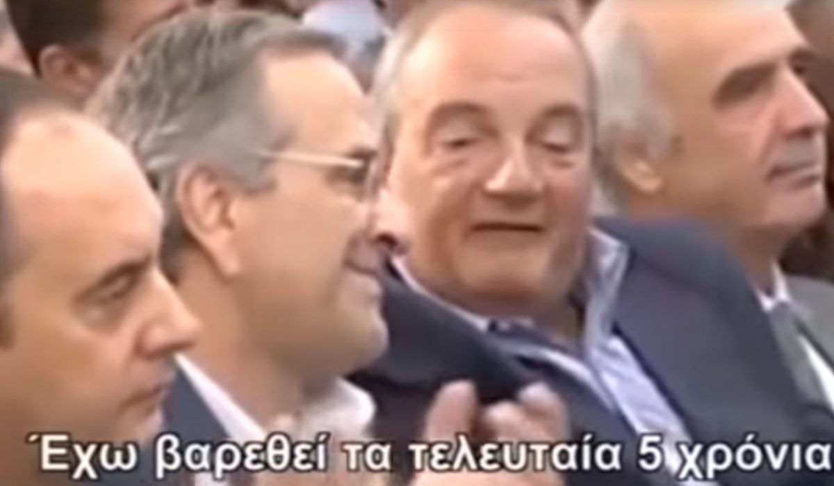 Ράδιο Αρβύλα: Το βίντεο με την επική ατάκα Καραμανλή σε Σαμαρά