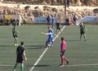 Γκολάρα πίσω από τη σέντρα σε αγώνα Κ19 (vid)