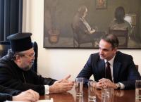 Κυριάκος Μητσοτάκης: Συναντήθηκε με αντιπροσωπεία του Οικoυμενικού Πατριαρχείου