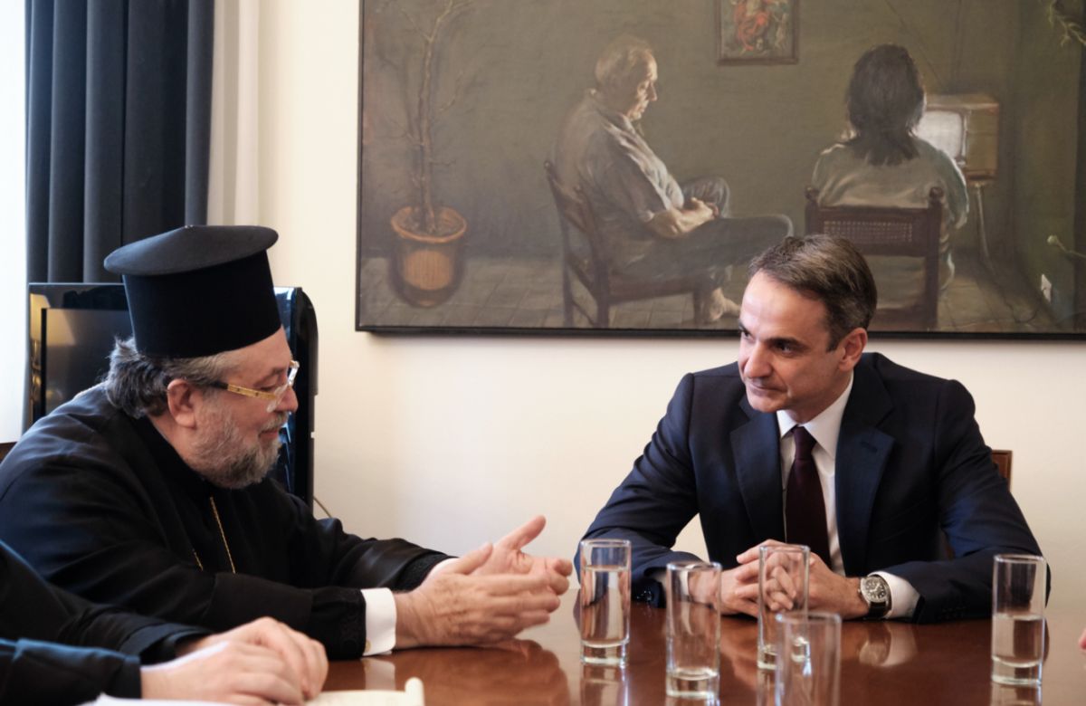 Κυριάκος Μητσοτάκης: Συναντήθηκε με αντιπροσωπεία του Οικoυμενικού Πατριαρχείου
