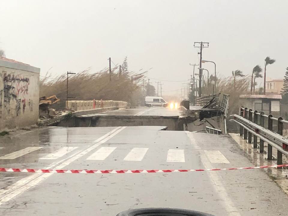 Κρήτη κακοκαιρία: Τεράστια τα προβλήματα στο νησί λόγω της “Ωκεανίδας” (pics&vids)