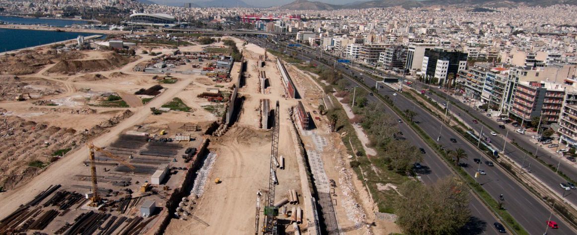 Λεωφόρος Ποσειδώνος: Αντίστροφη μέτρηση για την νέα παραλιακή – Εντυπωσιακά πλάνα