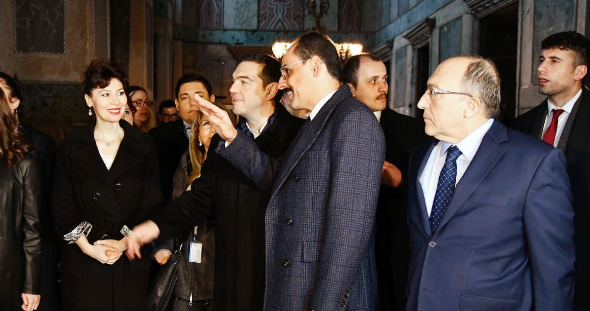 Αλέξης Τσίπρας: Επισκέφτηκε την Αγιά Σοφιά (pics&vid)