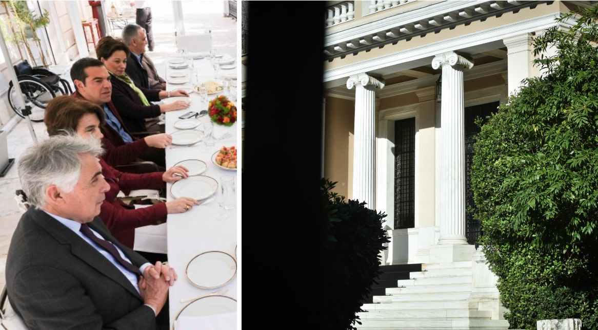 Ευρωεκλογές 2019: Το τραπέζι του Τσίπρα στους ευρωβουλευτές στη βεράντα του Μαξίμου (pics)