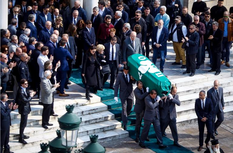 Κηδεία Θανάση Γιαννακόπουλου: Το τελευταίο αντίο στον “τυφώνα”