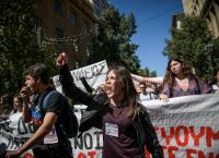 Επεισόδια στο μαθητικό συλλαλητήριο – Μολότοφ και χημικά