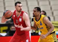 ΑΕΚ – Ολυμπιακός μπάσκετ 67-76: Εύκολα οι ερυθρόλευκοι