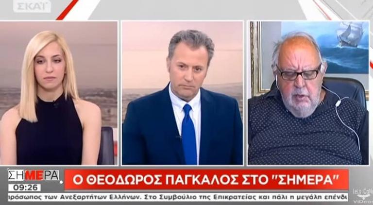 Θεόδωρος Πάγκαλος: “Την έπεσε” στον αέρα στη Μαρία Αναστασοπούλου με απίστευτο σχόλιο