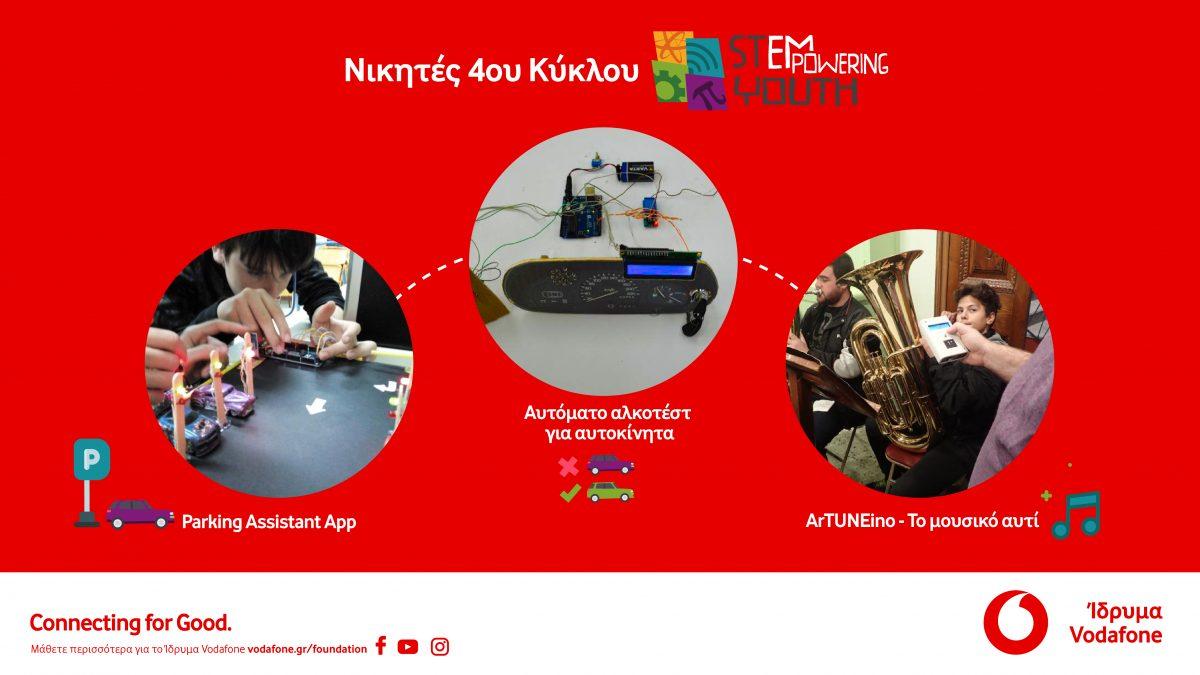 Έξυπνες και καινοτόμες κατασκευές μαθητών στον 4ο κύκλο του STEMpowering Youth του Ιδρύματος Vodafone