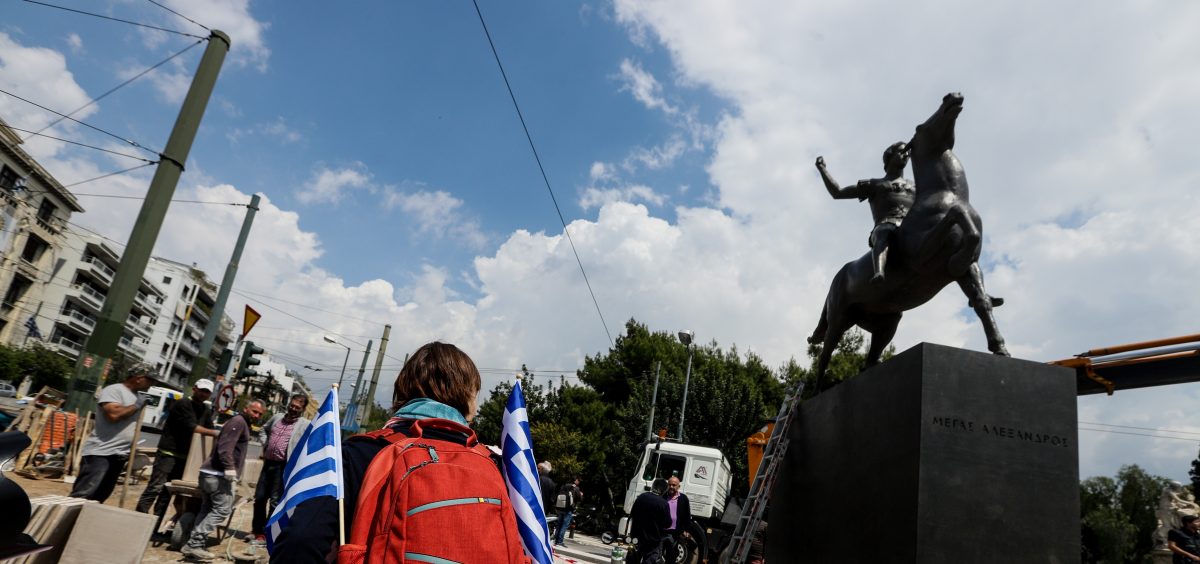 Άγαλμα του Μεγάλου Αλεξάνδρου: Τοποθετήθηκε στην Αθήνα μετά από 18 χρόνια