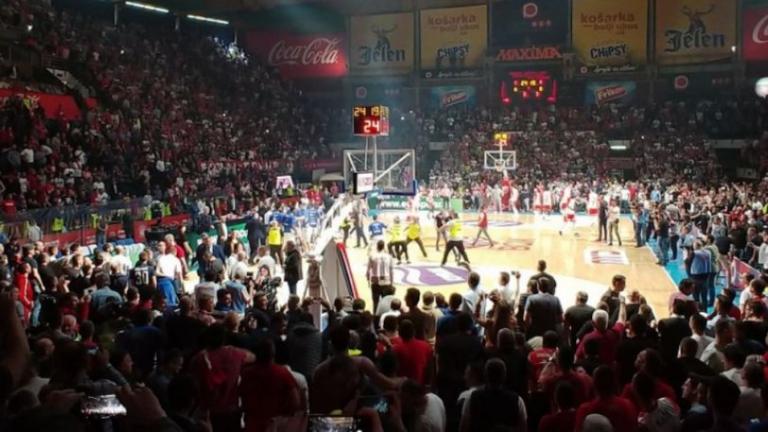 Αδριατική Λίγκα: Επεισοδιακός ο πέμπτος τελικός ανάμεσα σε Ερυθρό Αστέρα και Μπουντούτσνοστ (vids)
