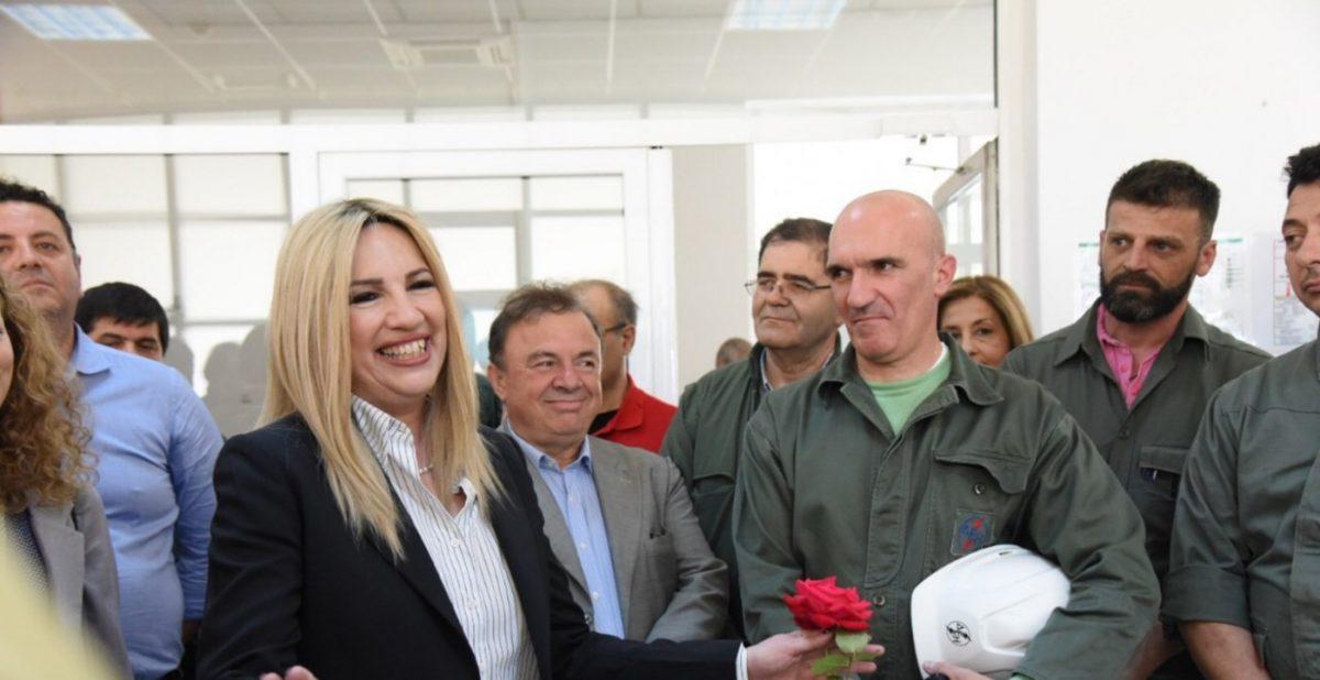 Εκλογές 2019: “Ο Τσίπρας οδηγεί τη ΔΕΗ στη χρεοκοπία” – Τι είπε η Φώφη Γεννηματά από το Λαύριο