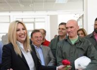 Εκλογές 2019: “Ο Τσίπρας οδηγεί τη ΔΕΗ στη χρεοκοπία” – Τι είπε η Φώφη Γεννηματά από το Λαύριο