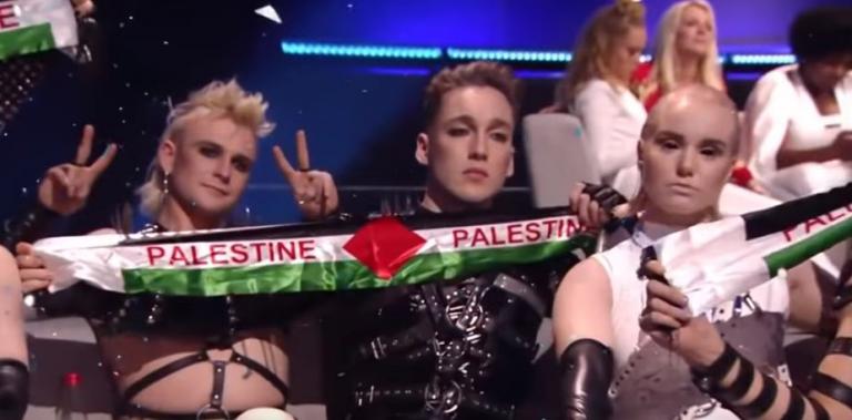 Eurovision 2019: Οι σημαίες της Παλαιστίνης (vid)