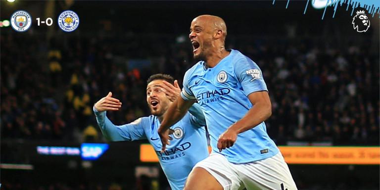 Μάντσεστερ Σίτι – Λέστερ 1-0: “Αγκαλιά” με τον τίτλο με γκολάρα Κομπανί (vid)